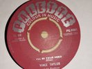 VINCE TAYLOR + HIS PLAYBOYS I'LL BE YOUR HERO / JET BLACK MACHINE  PALETTE U.K