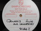 GENESIS: Live at LEICESTER 1973 TEST PRESS ONLY DUTCH PHILIPS 2LP VG Prog Rock