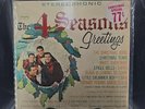 The 4 Seasons Greetings Christmas LP Vee Jay Stereo RARE 1st Monarch Press VG+