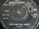 THE BEATLES  ROCK AND ROLL MUSIC / NO REPLY  INDIA   PARLOPHONE 45-DPE.179