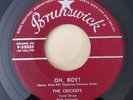 Crickets   OH, BOY  / NOT FADE AWAY (BUDDY HOLLY 45) #55035 PLAYS VG++ NO NOISE