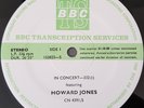Howard Jones - In Concert-332 LP 1984 BBC Transcription Services VG+/