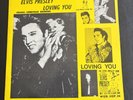 Elvis Presley - Loving You vinyl LP 12” Blue Color Record Rare HTF