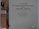 JOHANNA MARTZY BACH UNACCOMPANIED VIOLIN SONATAS VOL.3 ANGEL LEXC1007 Japan LP
