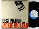 Jackie McLean - Destination Out LP - Blue Note - BLP 4165 Mono RVG Ear NY USA