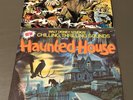 2 Vintage 1970s Vinyl Record Albums Halloween Theme Disney Haunted House Horror