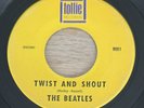 Beatles Twist And Shout Tollie 9001 45rpm Yellow Label Purple Logo Bold  (1964)