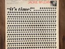 JACKIE MCLEAN It's Time  LP BLUE NOTE 84179 US 1965 NY EAR RVG