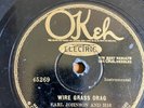 Prewar country 78 Earl Johnson  Wire Grass Drag *** Wood Pile Okeh 45269