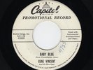 ROCKABILLY GENE VINCENT Baby Blue/True to You CAPITOL M- DJ HEAR BOTH