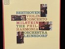 NATHAN MILSTEIN violin - BEETHOVEN Concerto - LEINSDORF - ANGEL ST LP