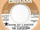 THE FLIRTATIONS Nothing But A Heartache/Christmas Time northern soul DJ 45 HEAR