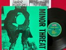 MINOR THREAT SELF TITLED LP HARDCORE PUNK ROCK VG+ LYRIC INSERT DISCHORD 12