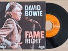 DAVID BOWIE Fame 7/45 1975 MADE IN PORTUGAL RCA UNIQUE SLEEVE VERY RARE