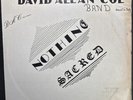 DAVID ALLAN COE BAND NOTHING SACRED RARE VG+EX VINYL LP Sleeve Poor
