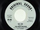 Garage Psych 45 - Music Machine - Hey Joe - Original Sound VG+