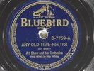 ART SHAW BILLY HOLIDAY Any Old Time / Billie BLUEBIRD B-7759 VG+ 78 RPM 1939 10