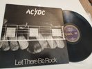 AC/DC Let There Be Rock Vinyl LP Record 1977 ALBERT 1st Press Blue