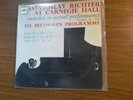 Sviatoslav Richter (Carnegie Hall) Beethoven Sonata No.3/9/22 CBS BRG 72022 NM