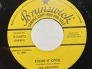 Promo 45 Rpm Buddy Holly Crickets Brunswick “Think It Over/Fool’s Paradise”