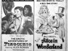 movie radio spot EROTIC ADV OF PINOCCHIO / Alice in Wonderland ('76) - 45rpm 7