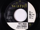 Northern Soul 45 - Rosco Robinson - That's Enough - Wand