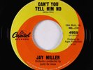 Northern Soul Popcorn 45 - Jay Miller - Can't You Tell Him No - Capitol