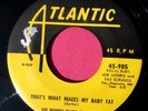 JOE MORRIS BLUES CAVALCADE - That's What Makes My Baby Fat - 45 rpm Atlantic 985