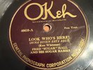 Okeh 78 RPM Fred Sugar Hall & His Sugar Babies - Look Who’s Here 40410 V+ Jazz