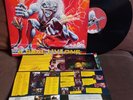 IRON MAIDEN LP A REAL LIVE ONE w/inner 93' NM  WOW  HEAVY METAL - BRAZIL PRESS