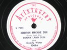 SUNNY LAND SLIM : johnson machine gun / fly right little girl ARISTOCRAT Single