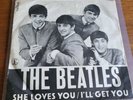 THE BEATLES  SHE LOVES YOU / I'LL GET YOU  DENMARK  PARLOPHONE R 5055