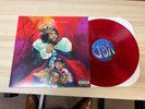 J. Cole KOD Signed Red Vinyl Record 2018 Autographed Album Rap Hip Hop