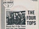 FOUR TOPS / Reach Out I'll Be There / '66 TAMLA MOTOWN SPAIN PIC SLEEVE w/VG+ 45