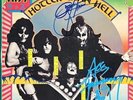Kiss signed lp Vinyl Album Hotter than hell Autograph Gene Simmons Ace Frehley