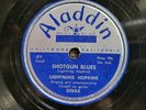LIGHTNING HOPKINS SHOTGUN BLUES / ROLLIN BLUES ALADDIN 3063 78 RPM RARE