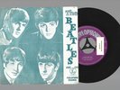 BEATLES - LOVE ME DO  GREEK 45 + PS  SLEEVE EX  RECORD PLAYS M -