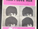 The Beatles -And I Love Her -Sheet Music 1964 Lennon McCartney 3664