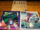 PETRA 3 LP LOT- Never Say Die/Debut/Not Of This World-Christian Rock-VG-Rare OG