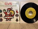 Elvis Presley 45 O Come All Ye Faithful Merry Christmas Baby Mono Promo  74-0572