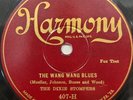 HEARThe Dixie Stompers Wang Wang Blues Wabash Blues Harmony 407-H Jazz 78 RPM