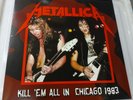 Metallica --- kill em all in chicago 83  --LP' - clear marble   vinyl  -