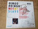 DANNY ELFMANN AUTOGRAPHED EXCELLENT 1980s Oingo Boingo Not My Slave SLEEVE 45
