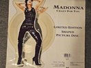 Madonna - Crazy For You - Shaped Picture Disc - 1991