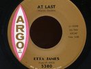 HEAR- Rare Soul 45 - Etta James - At Last - Argo Records # 5380