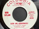 Bob Dylan - Queen Jane Approximately / One of Us Must Know WHITE LABEL PROMO NM