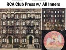 Led Zeppelin Physical Graffiti 2 LP Swan Song 1975 VG Vinyl Orig RCA Club #53h