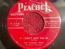 JOE 'PAPOOSE' FRITZ Peacock 5-1640 (Blues, R&B, 1954, Video)