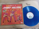 JOHNNY HALLYDAY lp33t blue gold disc fashion vogue