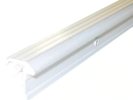 0.75 Inch x 0.875 Inch x 84 Inch White T-Astragal Vinyl Insert